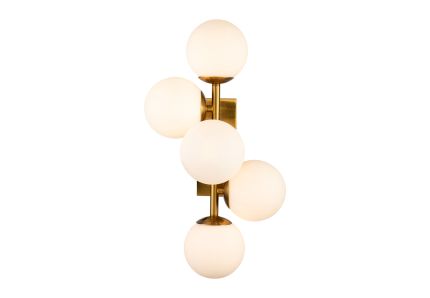 Vanessa Wall Lamp - Brass/Opal Glass