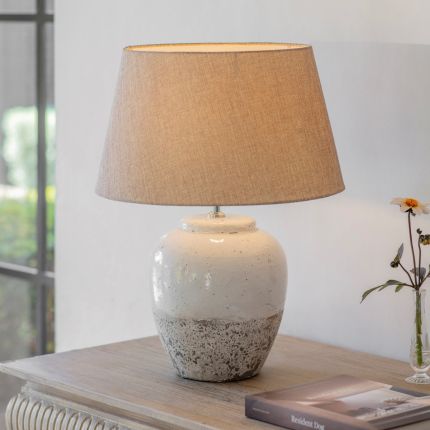 Clemsfold Ombre Stone Table Lamp