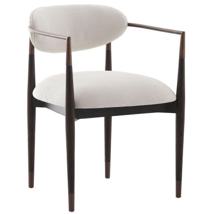 Soho Dining Chair - Walnut & Bronze