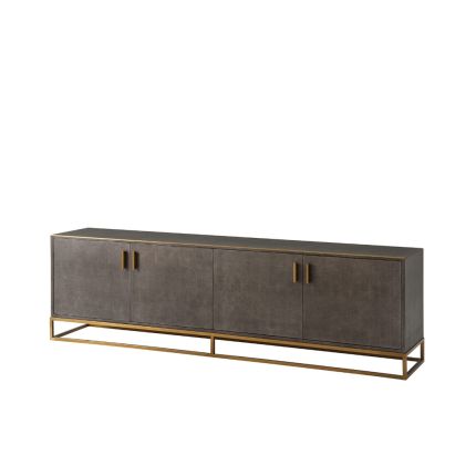 Theodore Alexander Fisher Media Console - Large - Tempest