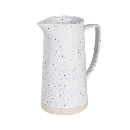 Quaint jug with speckled finish
