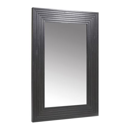Luxurious black framed wall mirror