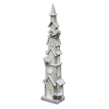 Frosted Holly Church