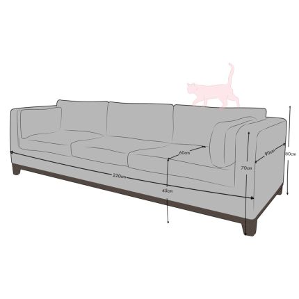 Montague Modern Sofa Collection 4 Seater