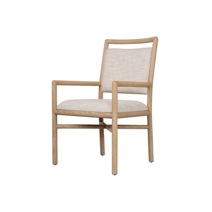 Montauk Upholstered Dining Armchair - Light