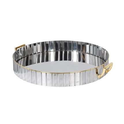 Nero Fluted Tray