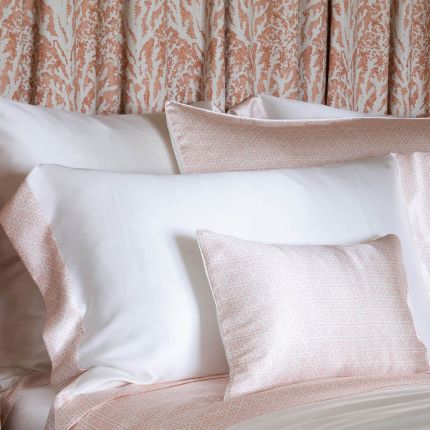 Rattan Pink Silk Oxford Pillowcase