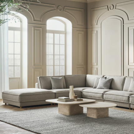 Noora Modular Corner Sofa - Right Hand Facing - 5 Modules