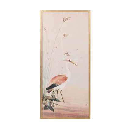 oriental-inspired crane print