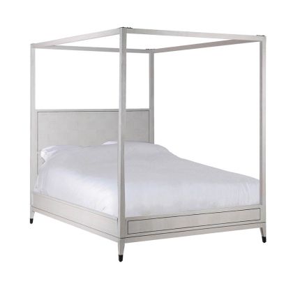 Pascal Four Poster Bed - Kingsize - White