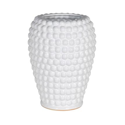 Radiant vase with bubble-like pattern