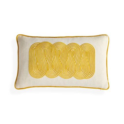 Pompidou Path Cushion - Yellow