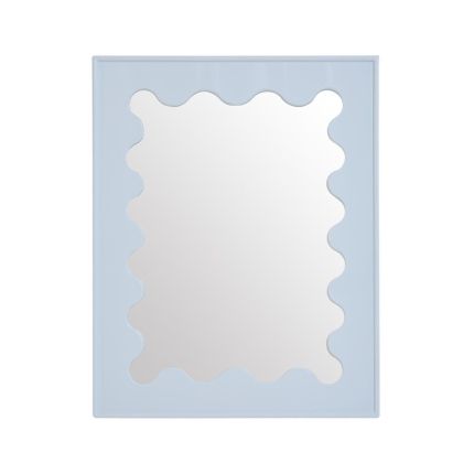 Ripple Lacquer Mirror - Blue