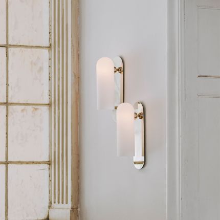 Odyssey Wall Sconce - Large - Polished Nickel
