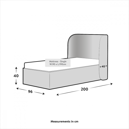 Pierre Single Bed