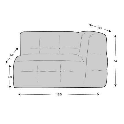 Snuggle Singular Corner - Right