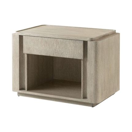 Repose Open Nightstand - Grey Oak