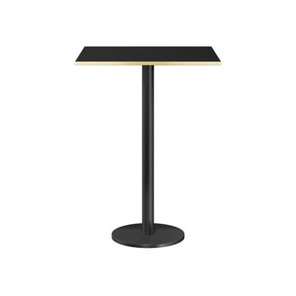 Marais Bar Table - Square - Gold Edge
