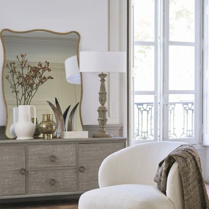 Gorgeous French-inspired, shabby-chic table lamp