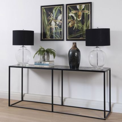 Hexagonal Stone Console