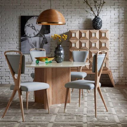 Jonathan Adler Torino X-Back Dining Chair