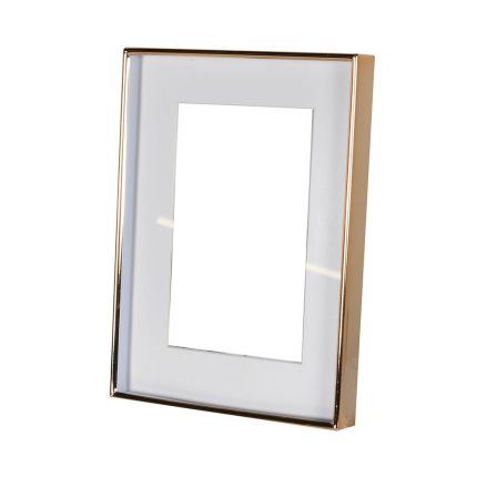 Luxurious gold edge photo frame with black velvet reverse