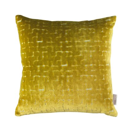 A glamorous velvet two-toned designer cushion