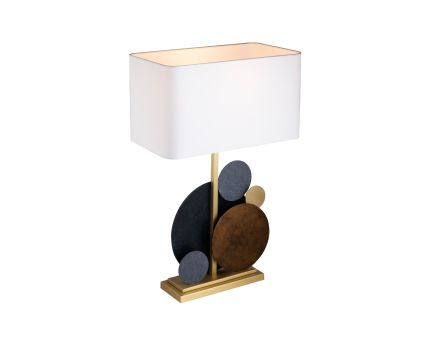 Bables Table Lamp - Anodized Metal In Multi Colours