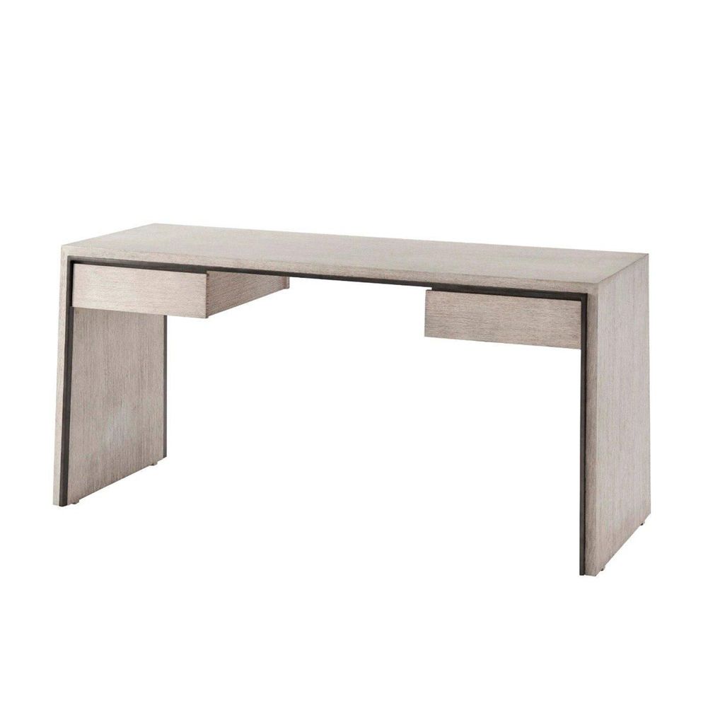 Washed wood desk top