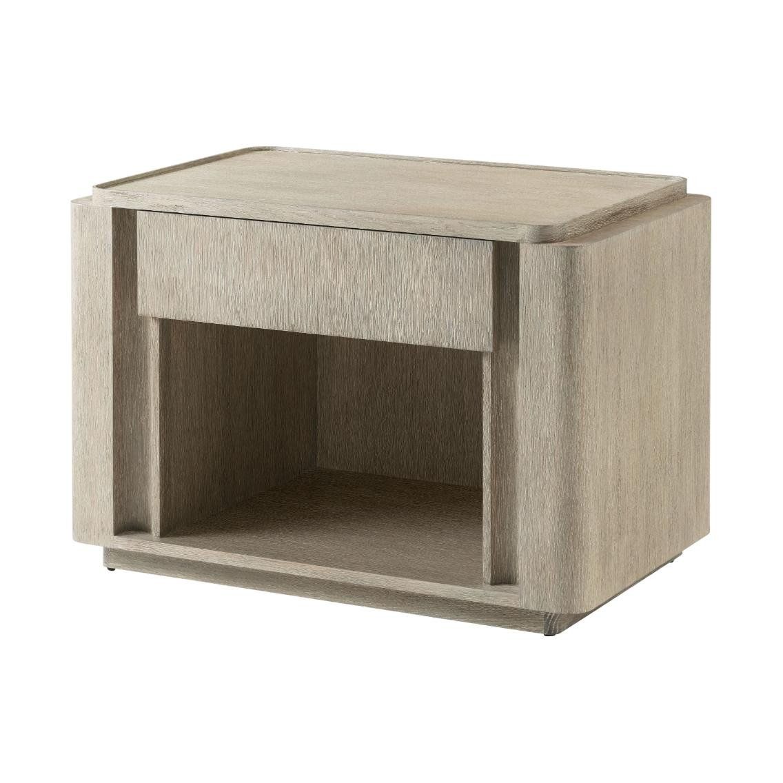 Repose Open Nightstand - Grey Oak