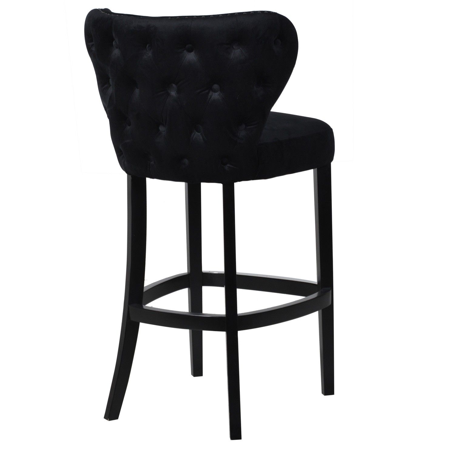 Black Velvet Bar Stool Sweetpea & Willow