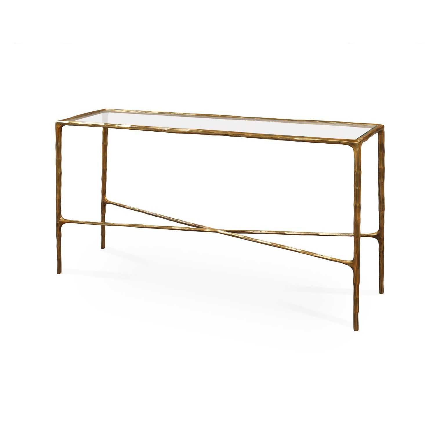 Cobra Console Table - Antique Brass