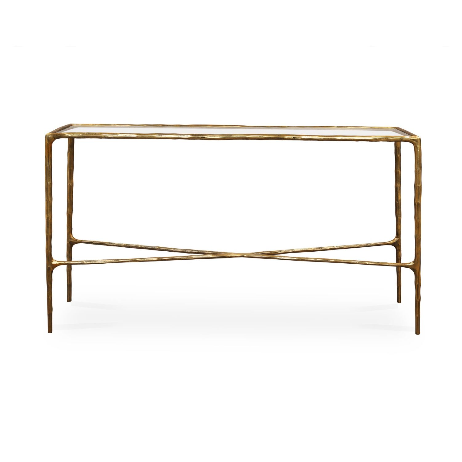 Cobra Console Table - Antique Brass