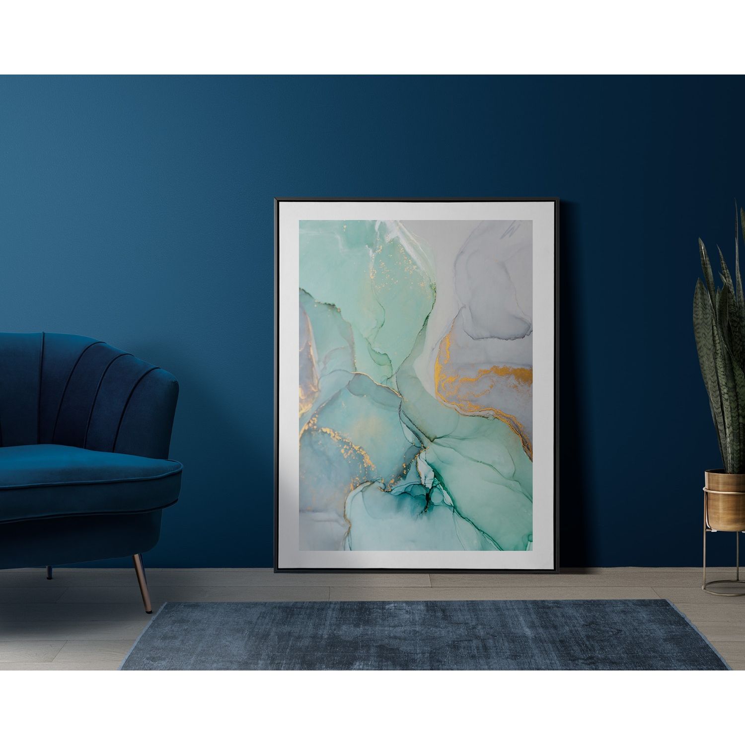 Aqua Vermeil Print