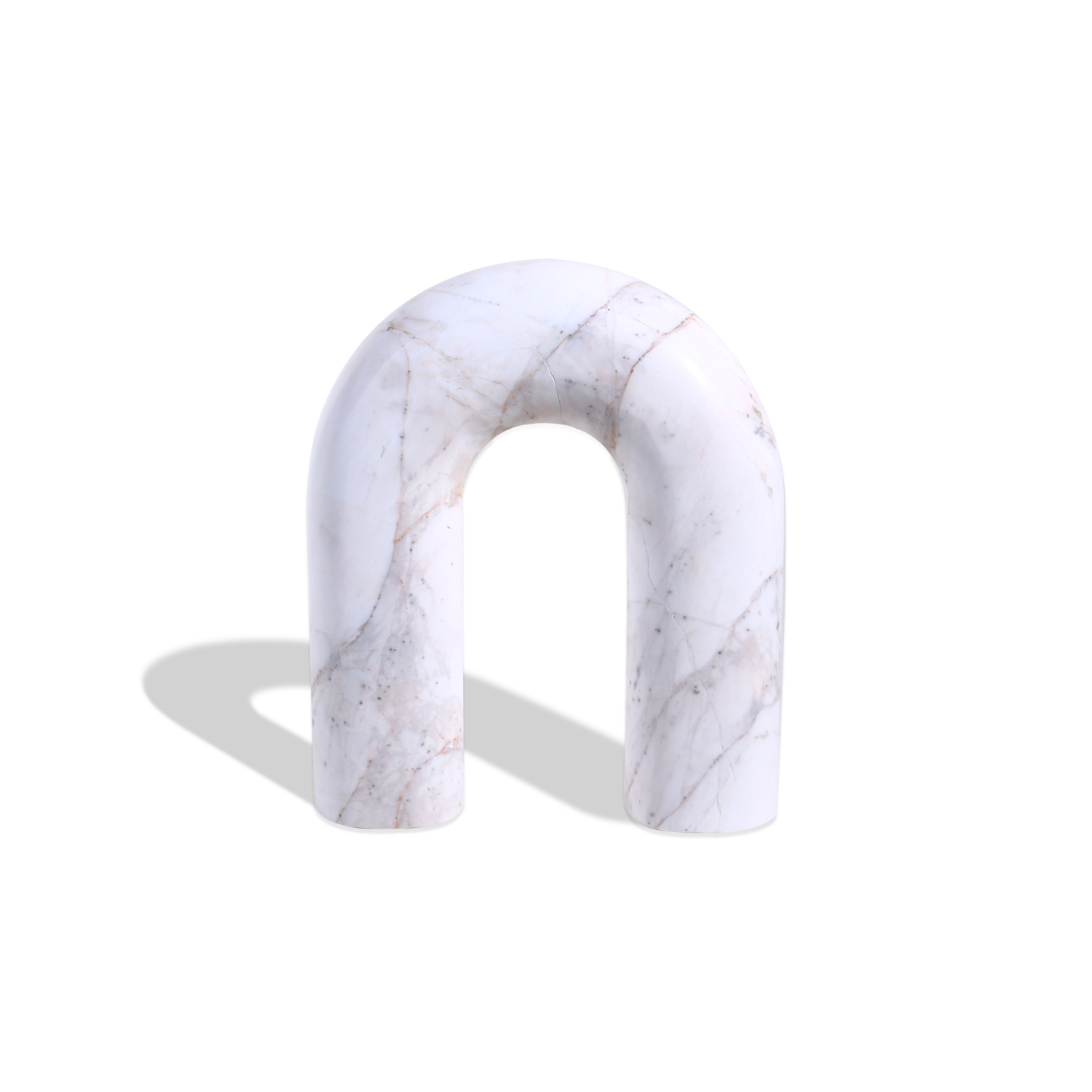 Arc Sculpture - White Marble