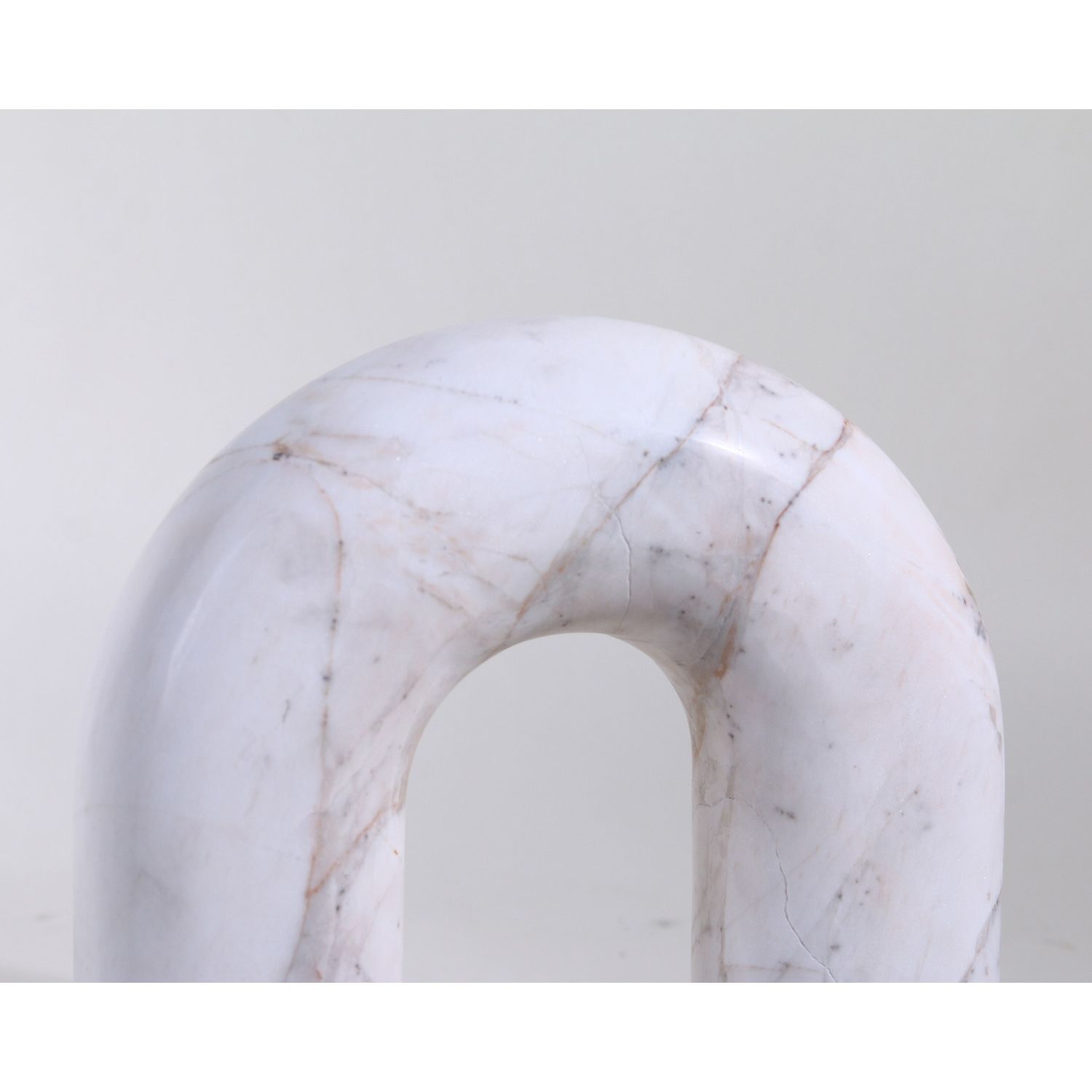Arc Sculpture - White Marble