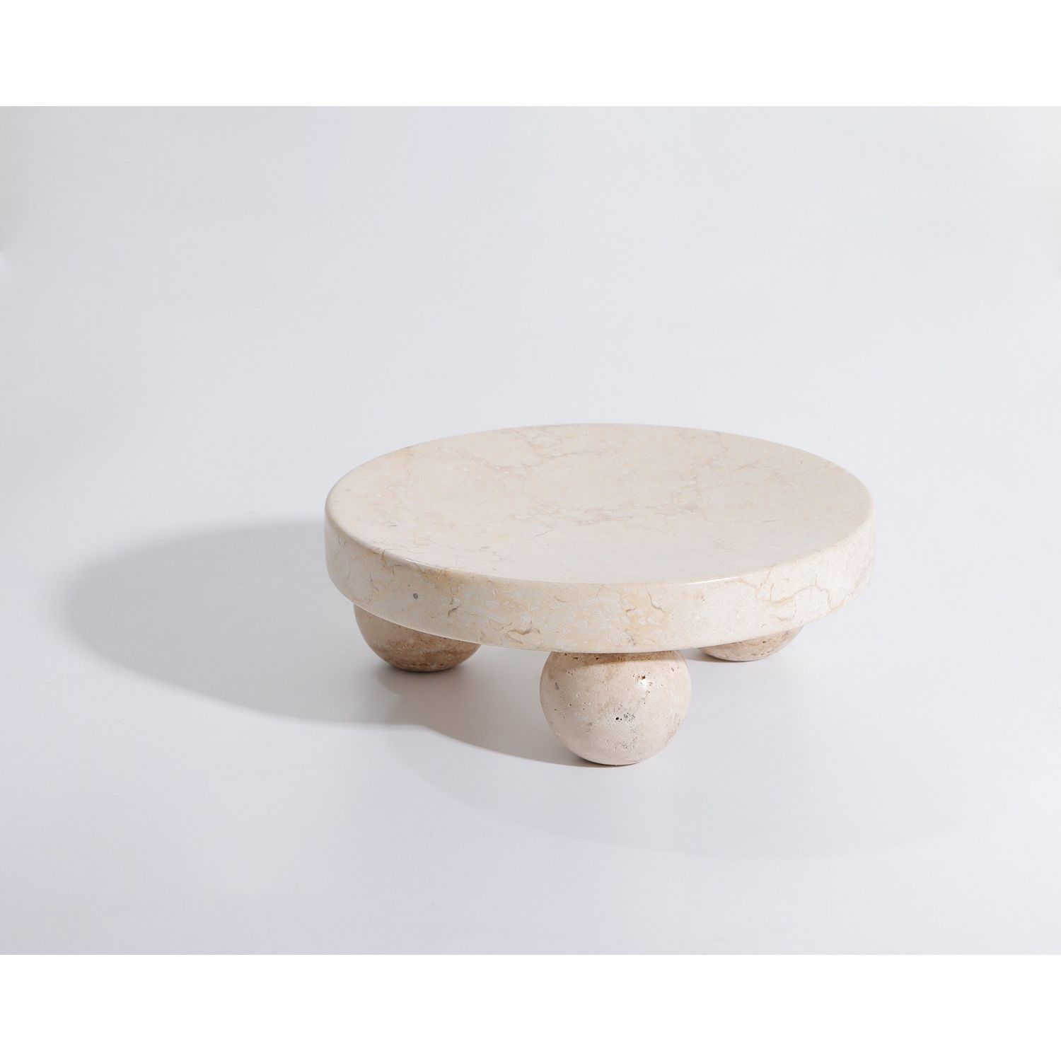 Pebbles Tray - Beige Marble