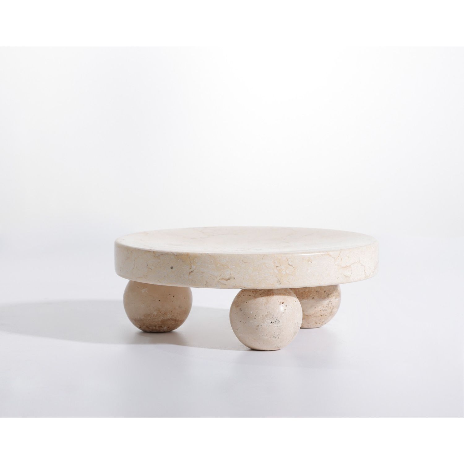 Pebbles Tray - Beige Marble