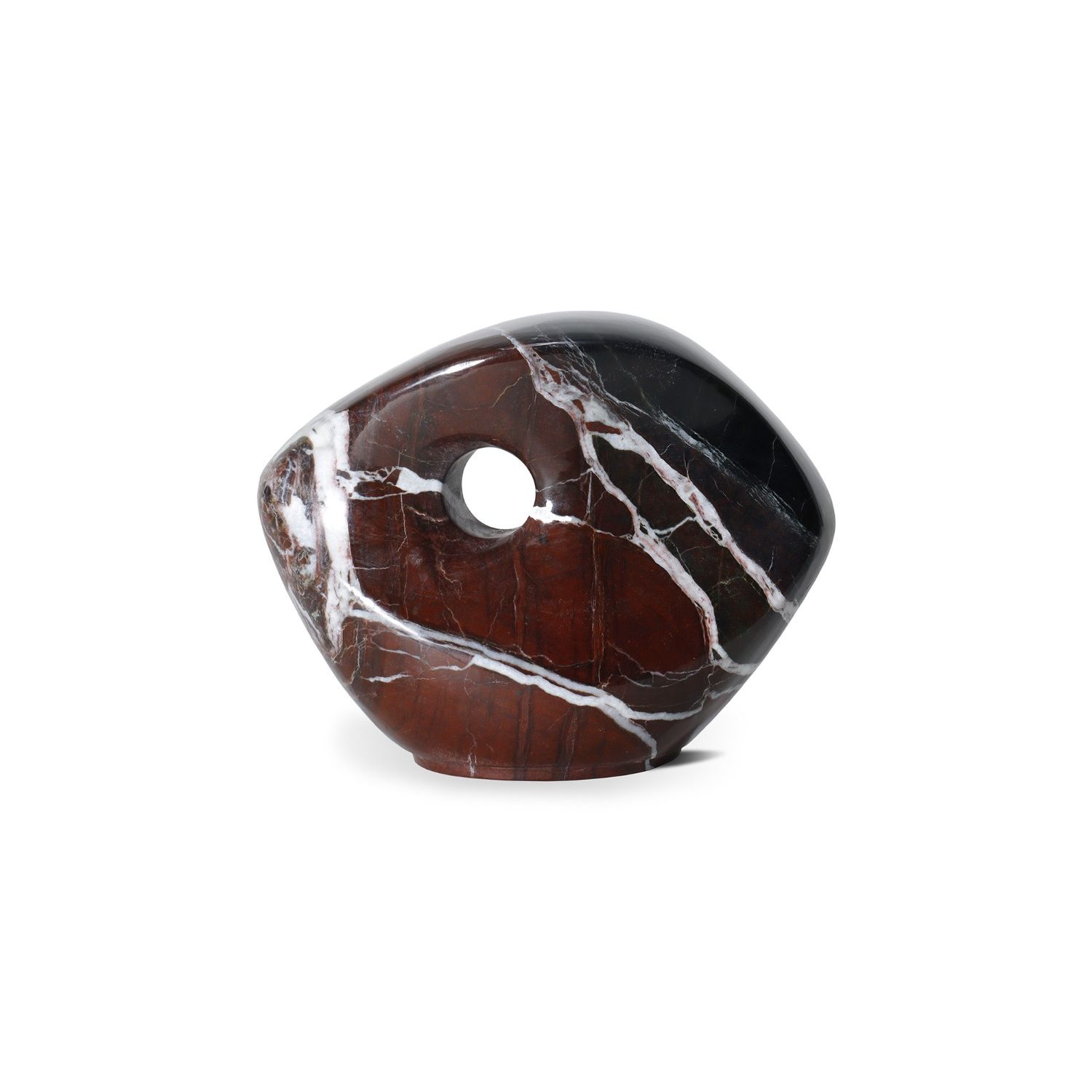 Niccolo Sculpture - Burgundy