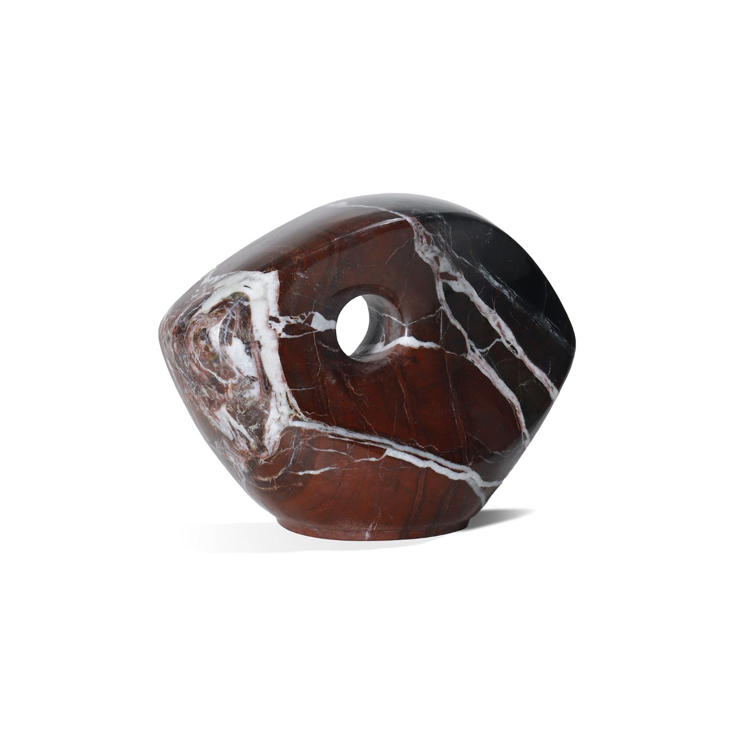 Niccolo Sculpture - Burgundy