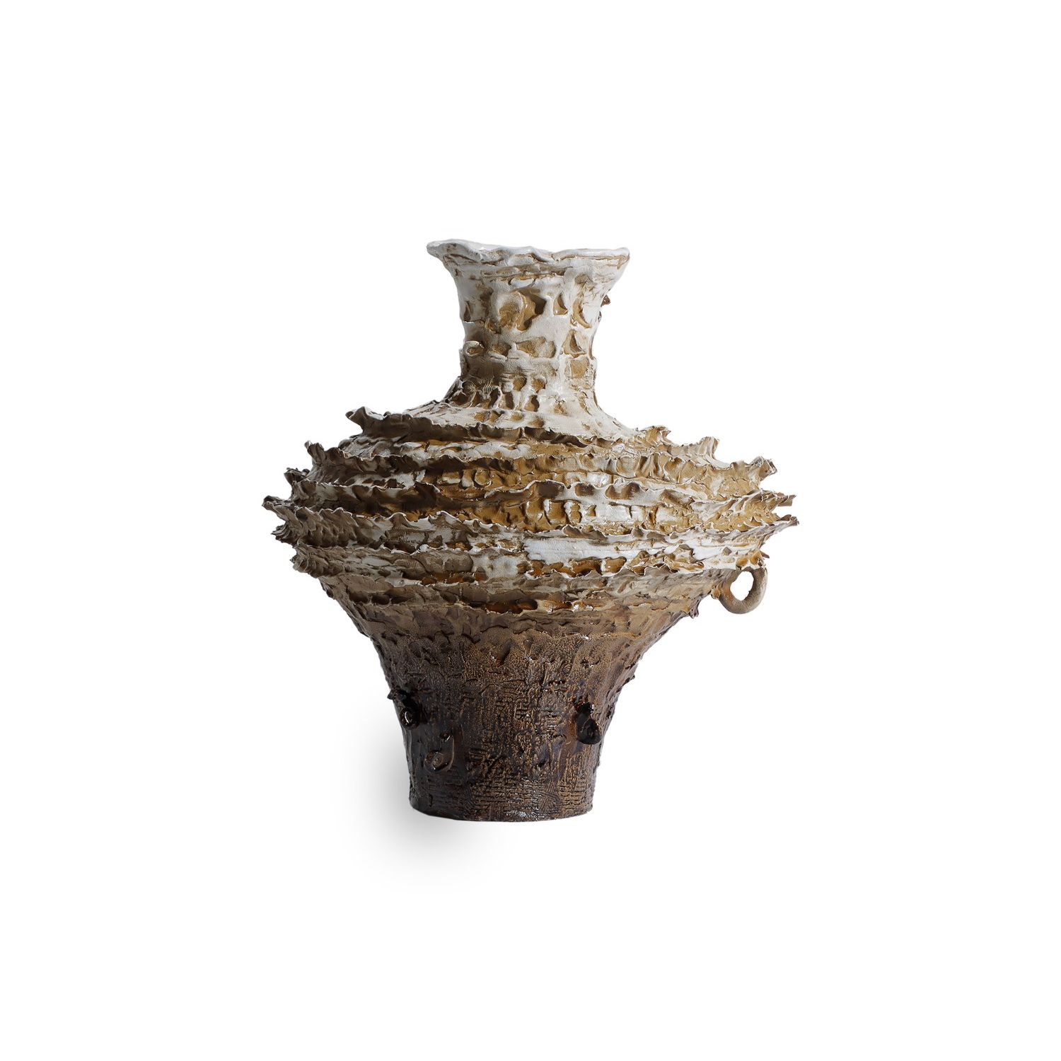 Palmeria Vase - Brown