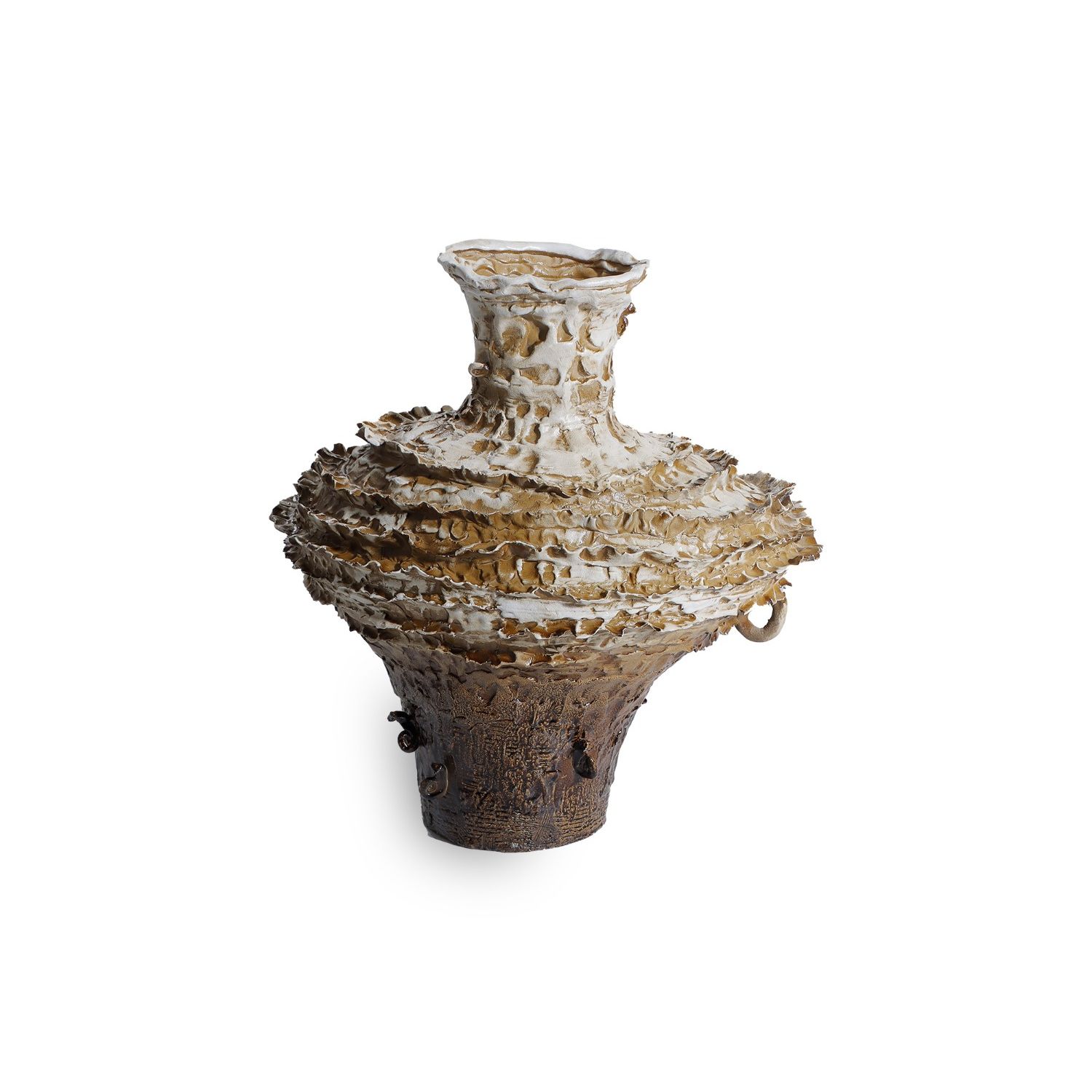 Palmeria Vase - Brown