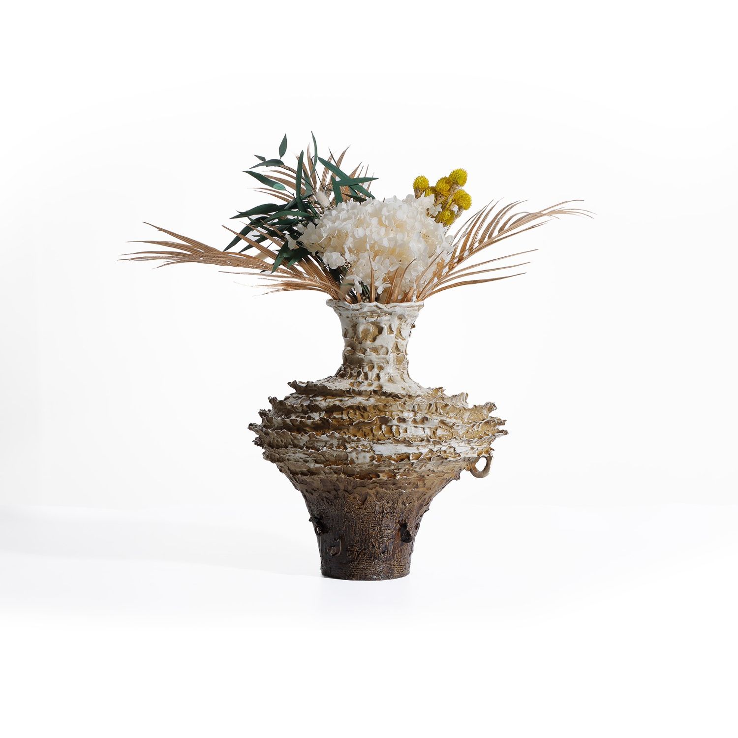 Palmeria Vase - Brown