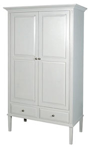 Nordic Grey 2-Door Wardrobe