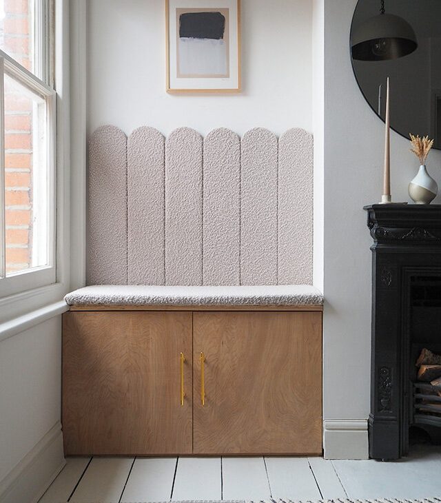 luxurious diy bench